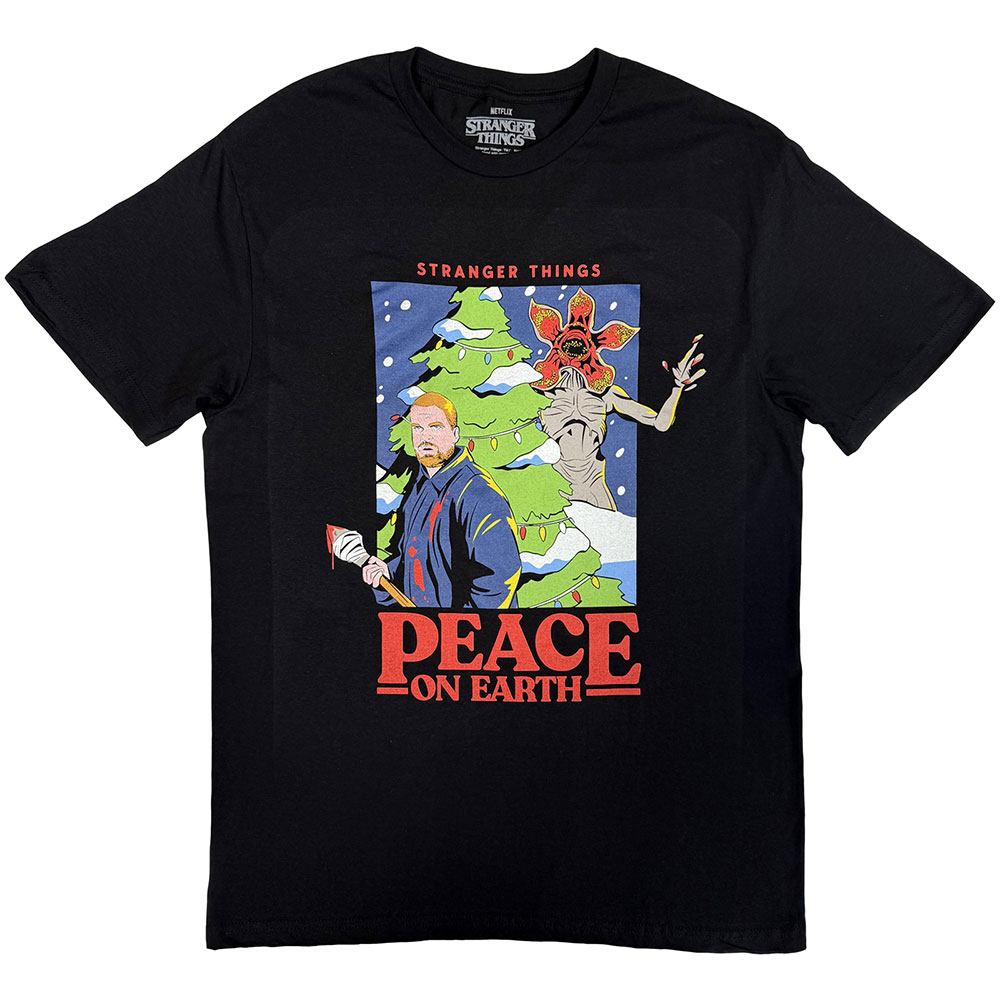 Stranger things - Funfair Heren Tshirt - Zwart